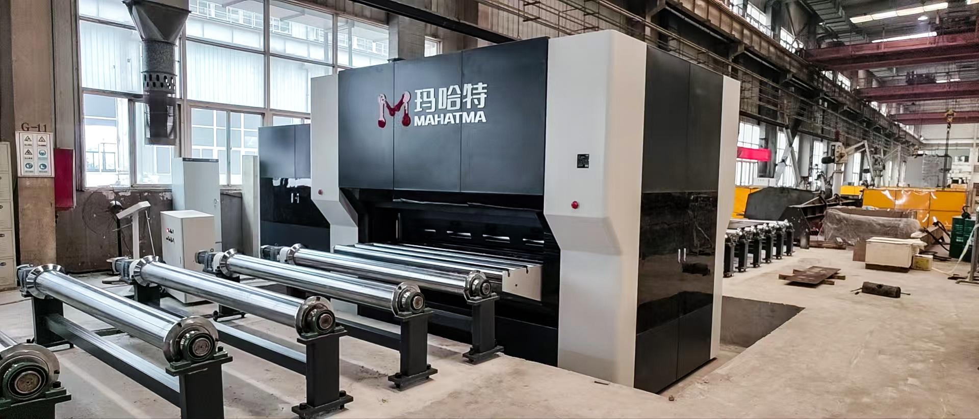 山東能源集團引進瑪哈特液壓矯平機，助力能源裝備制造再升級！